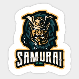 Samurai MMA Warrior Sticker